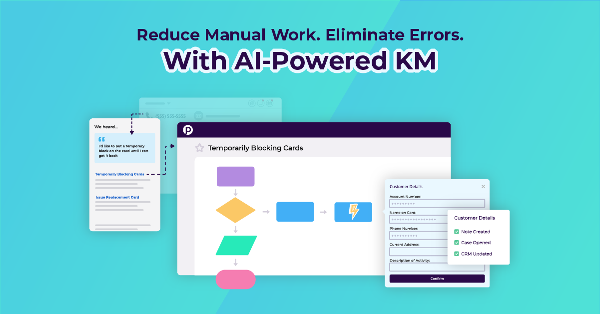 Reduce manual work and eliminate errors with AI-powered knowledge management.